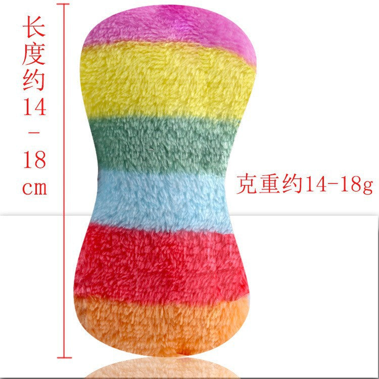 Multi-style plush toy Bite resistant ball rope sound toy fruit cartoon animal cat/dog pet supplies