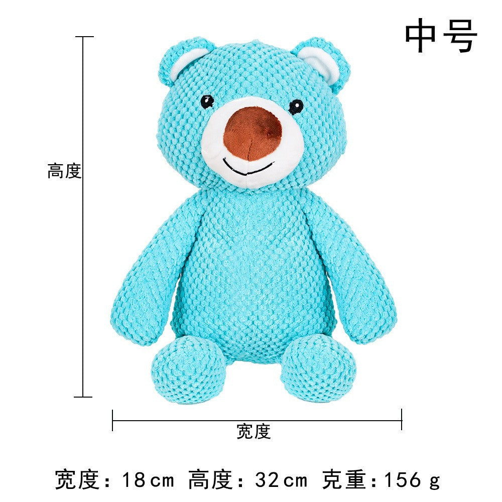 Multi-style plush toy Bite resistant ball rope sound toy fruit cartoon animal cat/dog pet supplies