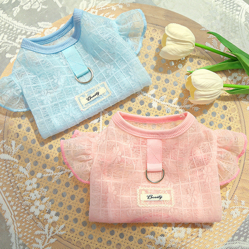 Light thin soft smooth and stretchy pet dog clothes