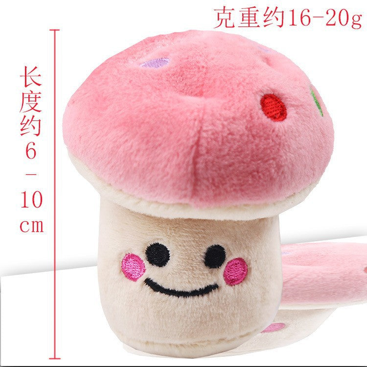 Multi-style plush toy Bite resistant ball rope sound toy fruit cartoon animal cat/dog pet supplies