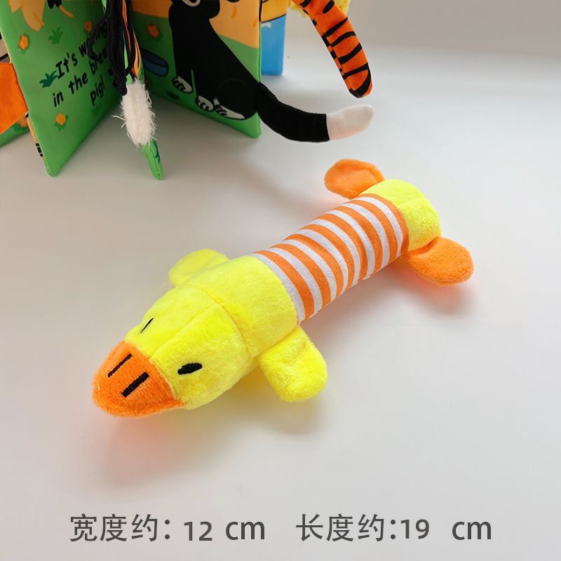 Multi-style plush toy Bite resistant ball rope sound toy fruit cartoon animal cat/dog pet supplies