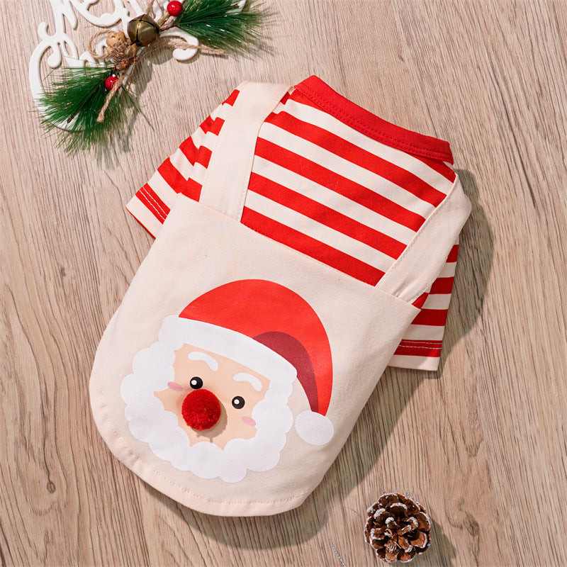 Dog clothes Santa Claus transform into autumn and winter cat pet clothing supplies wholesale