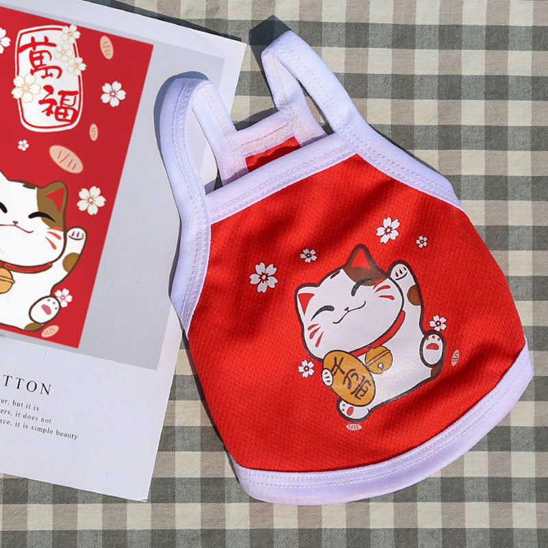 Halter vest mesh breathable dog cat pet small medium dog spring and summer supplies clothing wholesale