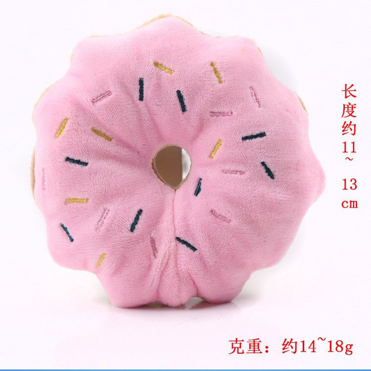 Multi-style plush toy Bite resistant ball rope sound toy fruit cartoon animal cat/dog pet supplies