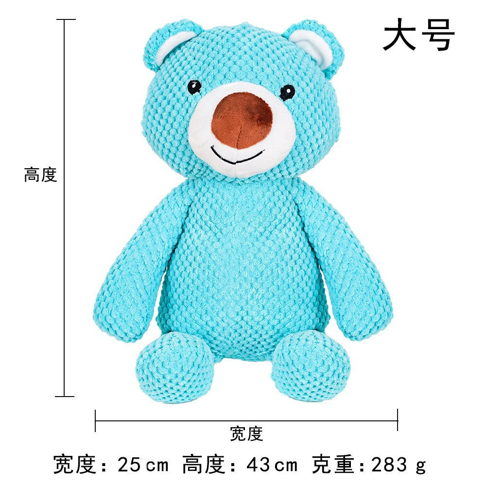 Multi-style plush toy Bite resistant ball rope sound toy fruit cartoon animal cat/dog pet supplies