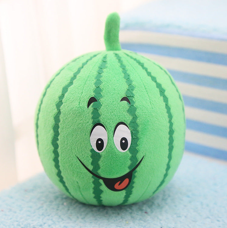 Multi-style plush toy Bite resistant ball rope sound toy fruit cartoon animal cat/dog pet supplies