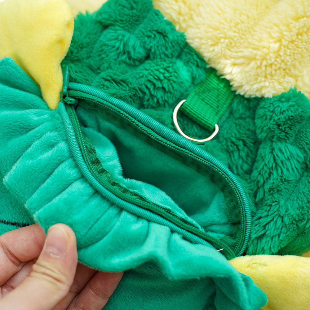 Winter and autumn dog and cat warm clothing transformation sets