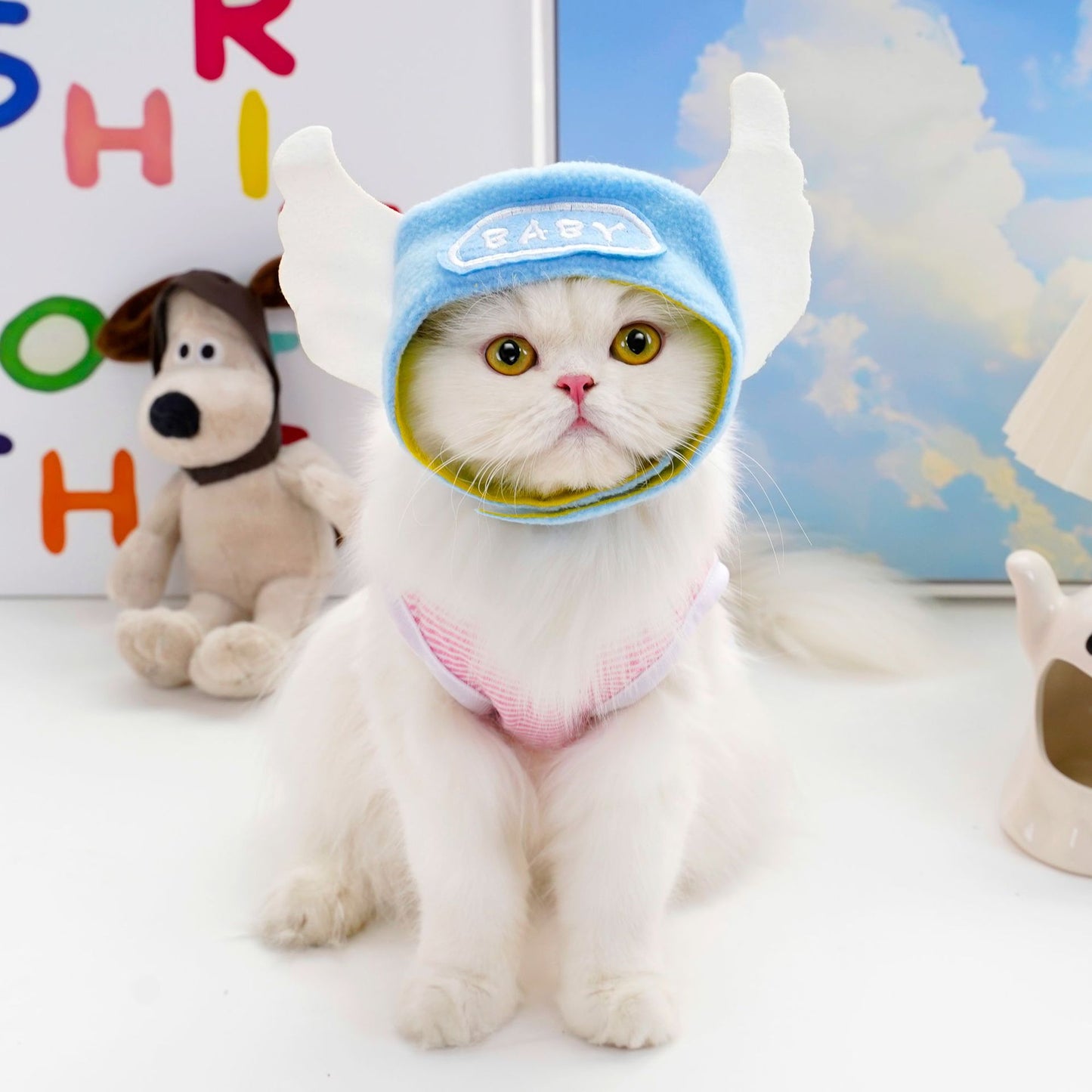 Sunflower Banana dog Cat headwear hat