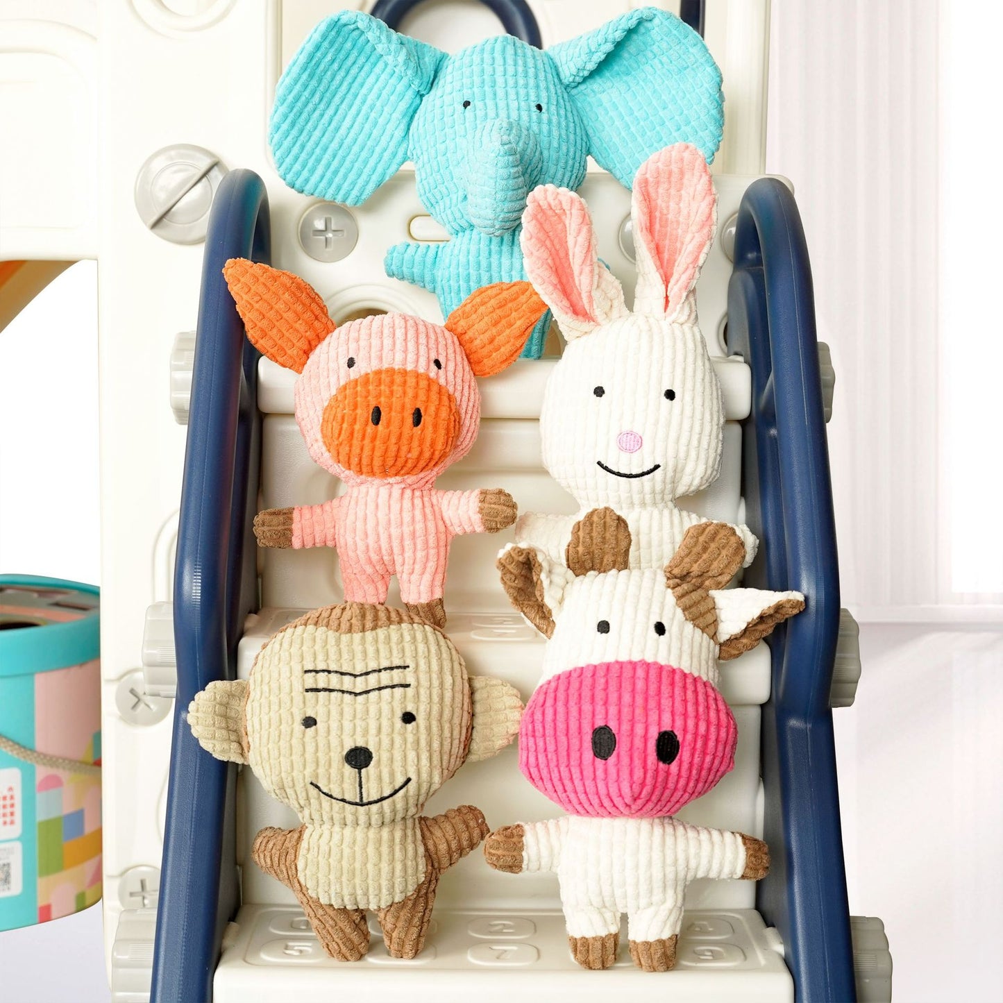 Pet bite-resistant teething plush self hi dog and cat vocal toy