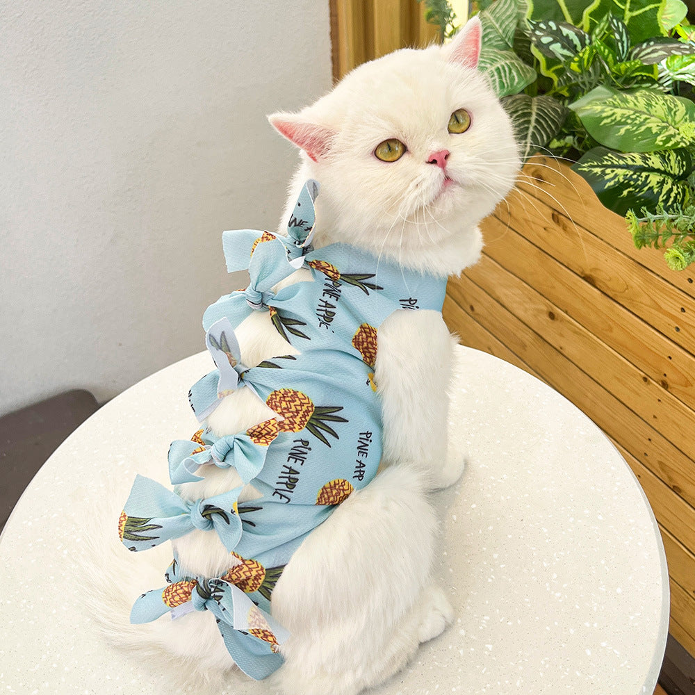 Pet cat sterilization medication after surgery, weaning, breathable physiological pants, anti-scratching clothing for cats, pet supplies