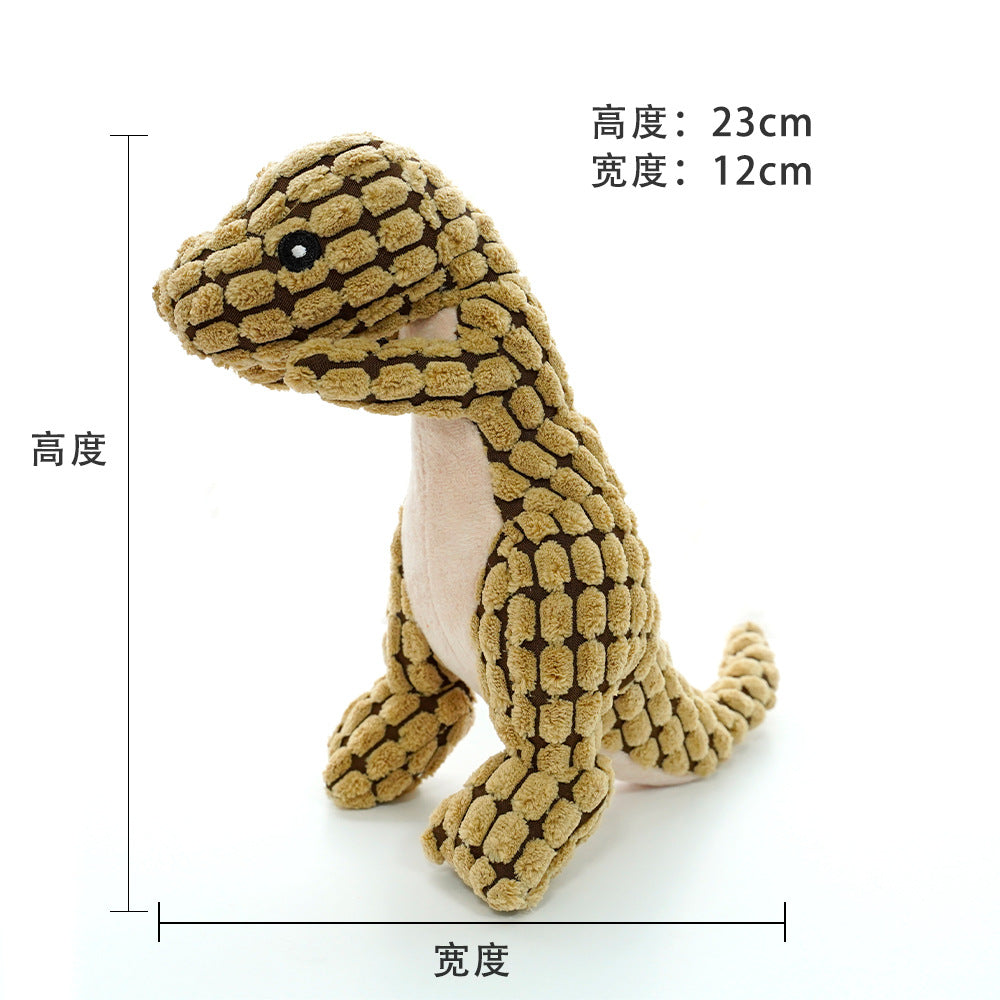 Pet plush sound toy corn velvet multi-color grinding teeth bite dog cat toy manufacturers wholesale