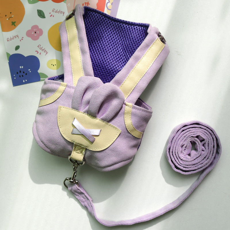 Pet three color walking dog explosion-proof flush leash dog cat outdoor chest strap supplies wholesale