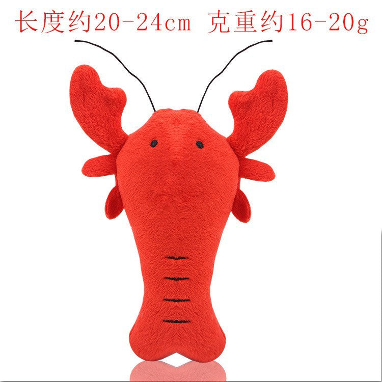 Multi-style plush toy Bite resistant ball rope sound toy fruit cartoon animal cat/dog pet supplies