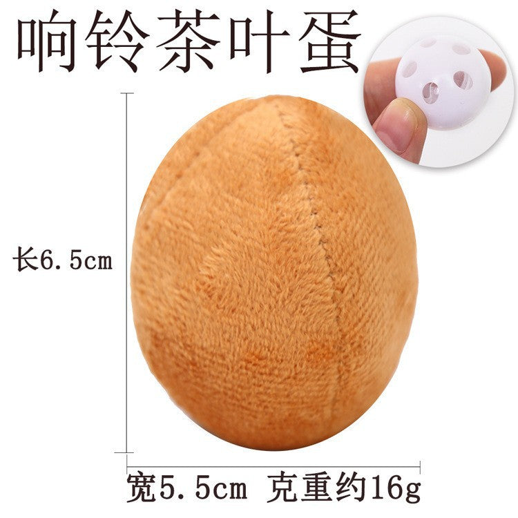 Multi-style plush toy Bite resistant ball rope sound toy fruit cartoon animal cat/dog pet supplies