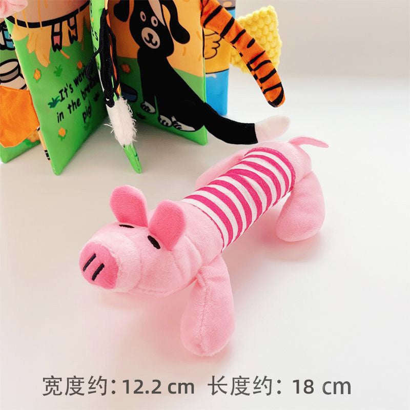 Multi-style plush toy Bite resistant ball rope sound toy fruit cartoon animal cat/dog pet supplies