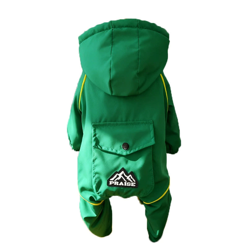 Pet dog and cat clothing - Warm thick fleece coat for outdoor use in autumn and winter, suitable for four-legged pets.