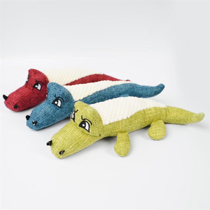 Tricolor cat dog bite resistant sound grinding teeth relief plush toy wholesale supplies
