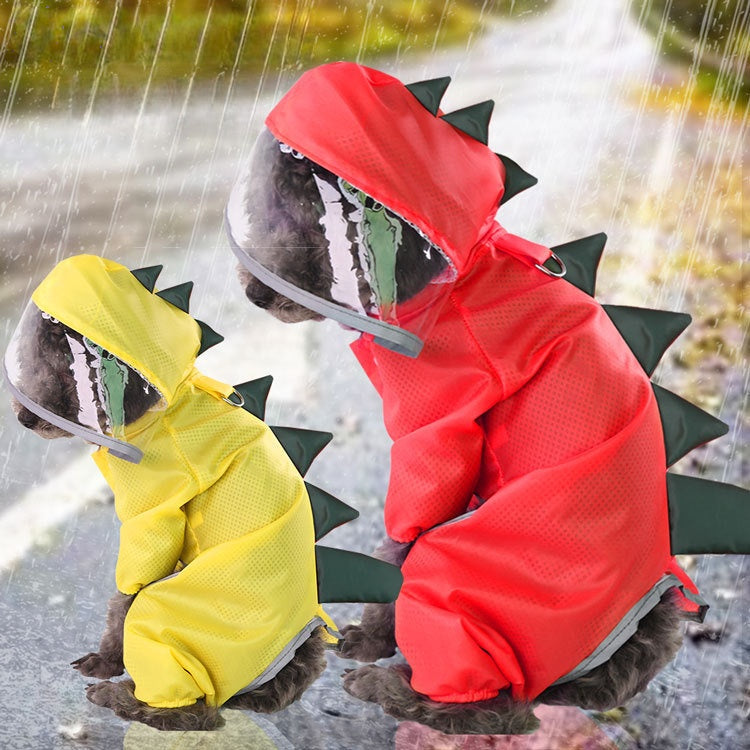 Breathable and environmentally friendly raincoat for dogs