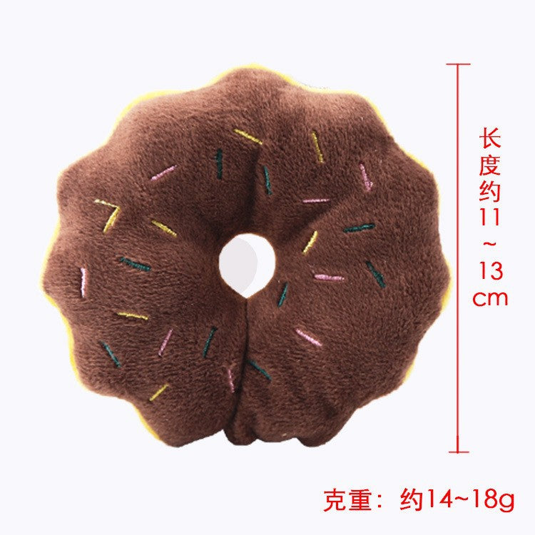 Multi-style plush toy Bite resistant ball rope sound toy fruit cartoon animal cat/dog pet supplies