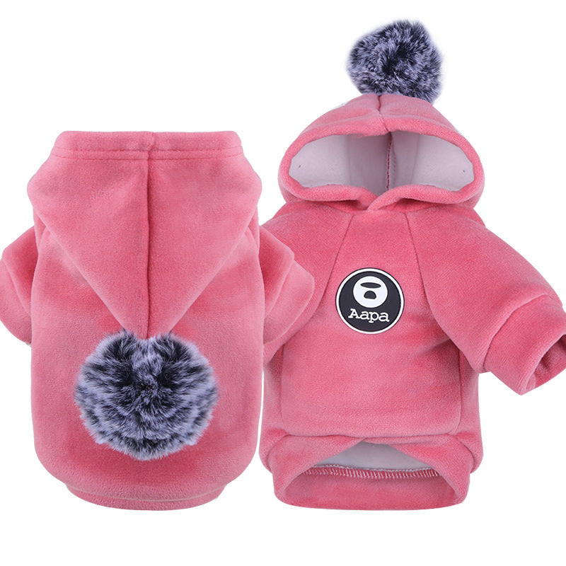 Ball-shaped style sweatshirt for pets - suitable for autumn and winter, perfect dog clothing