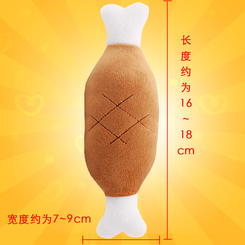 Dog and cat happen toys