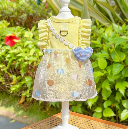 Doggy skirt, ice silk ultra-thin elastic pet clothes, summer anti-dander pet clothes