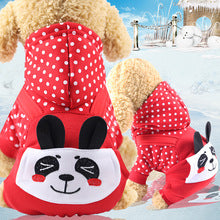 Autumn and winter four legs to warm pet dog cat clothes Autumn and winter clothing supplies warm and thick