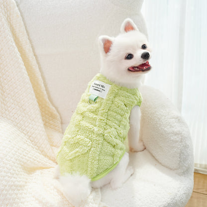Winter and autumn fleece jackets for dogs and cats