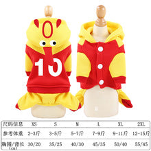 Change into four-legged clothes dog clothes Cat pet supplies Autumn and winter warm clothing sports medium-sized dog