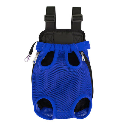 Outdoor breathable mesh backpack for puppies and kittens. Small and medium-sized pet supplies.