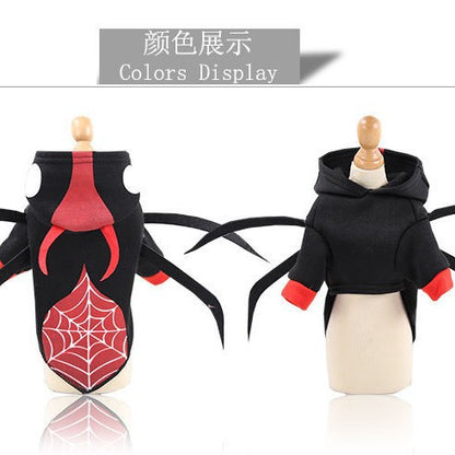 Halloween spider beetle transformed into dog clothes cat pet autumn winter small medium-sized dog supplies