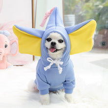 Elephant to dog cat small medium-sized dog autumn winter hoodie grab fleece clothing supplies pet