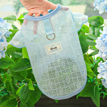 Light thin soft smooth and stretchy pet dog clothes