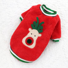 Small big Dog Christmas pet supplies clothes Teddy cat cotton-padded clothing funny autumn and winter pet clothing