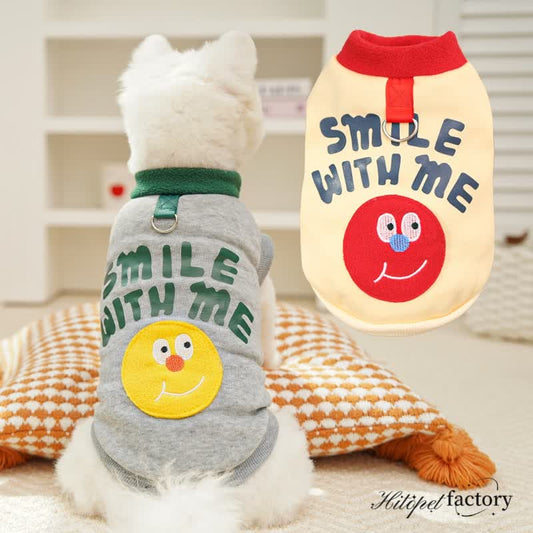 Winter and autumn fleece pullover for pet dogs