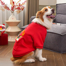 Pet New Year autumn and winter cold warm big dog Big dog dog cat clothing wholesale