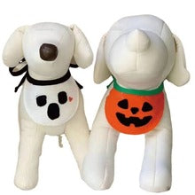 Dog and cat strap Saliva towel bib belly pocket Pumpkin Ghost Festival Christmas pet supplies clothing decoration supplies