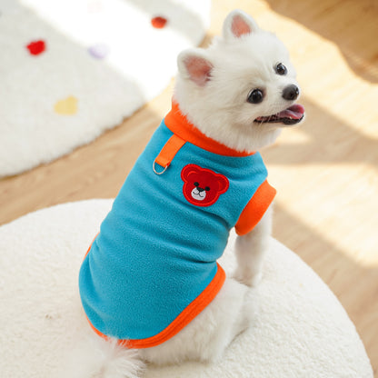 Four-legged Coat - Autumn/Winter Dog Accessories - Color-matched Outerwear - Can Be Tethered