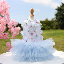 Pet dog cat peach blossom dress Teddy pet supplies clothing manufacturers wholesale