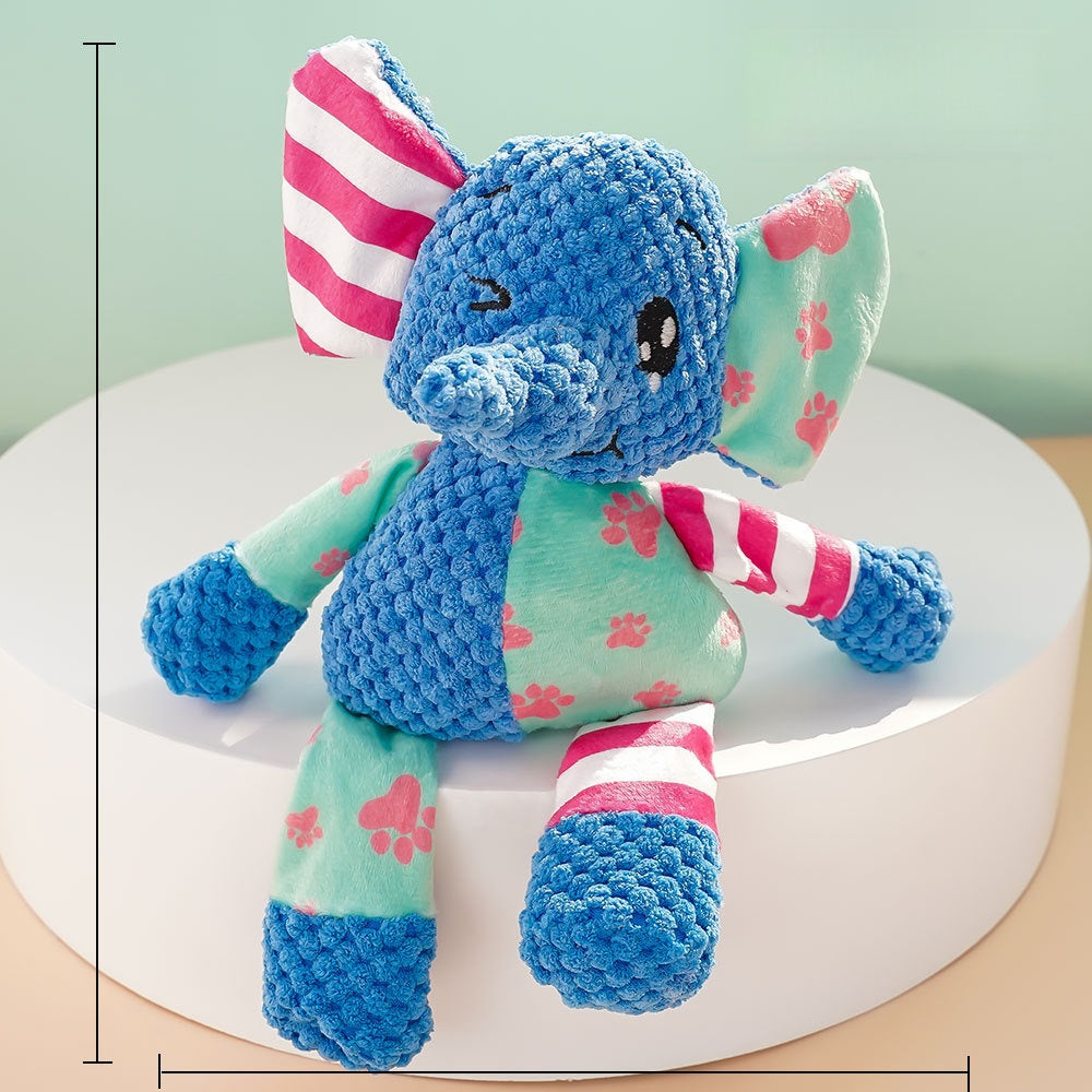 Pet sound-making plush toys for teething and chewing, interactive design