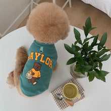 Cute autumn and winter warm Korean version of dog cat pet teddy clothing supplies than bear hoodie manufacturers