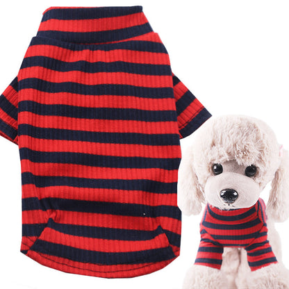 Spring and autumn base coat dog cat home clothes elastic cotton comfortable base pet supplies