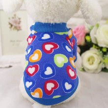 Pet spring and autumn cartoon hoodie casual and comfortable dog and cat flannel clothes