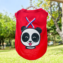 Spring/Summer Webbing X Dog vest Pet Clothes Cartoon pattern cat clothes vest pet supplies