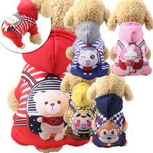 Pet four-foot button dog cat clothing pet supplies autumn and winter hoodie manufacturers