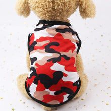 Printed mesh camouflage cartoon pet dog cat vest clothes spring summer sunscreen manufacturers