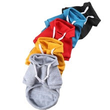 Autumn and winter small, medium and large dog zipper pocket dog clothes Cat hoodie Teddy Pomeranian pet supplies