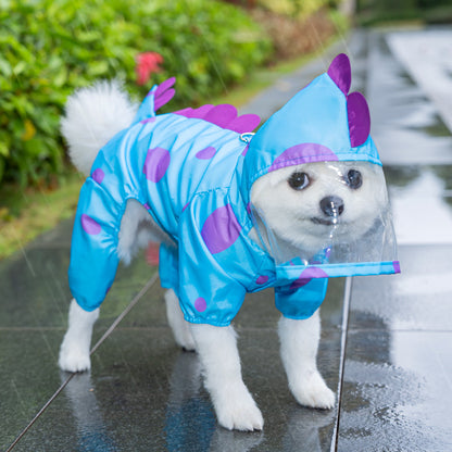 Waterproof and windproof dog raincoats are suitable for small and medium-sized dogs and cats