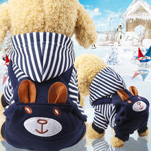 Autumn and winter four legs to warm pet dog cat clothes Autumn and winter clothing supplies warm and thick