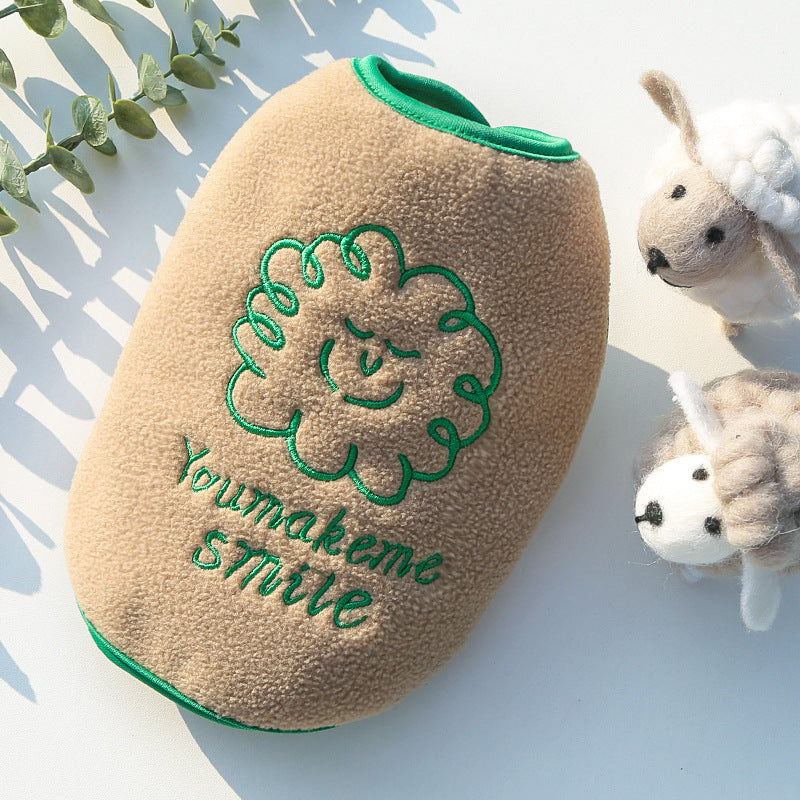 Autumn and winter two legs warm pet small dog dog clothes cat supplies vest